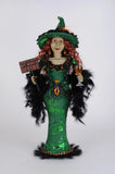 Wine Witch Figurine Halloween Decor Karen Didion Model