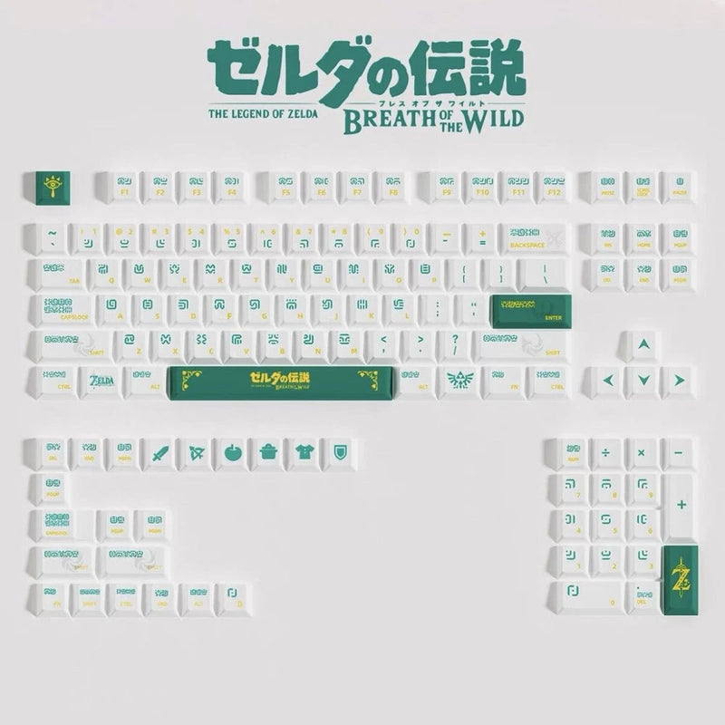 The Legend of Sedar PBT Keycaps Set Cherry Profile fits MX Mechanical Keyboard Model