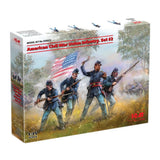 ICM 35023 Plastic model kit Scale 1:35 American Civil War Union Infantry. Set #2 Model
