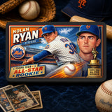 NOLAN RYAN 1968 All-Star Rookie Emblem Removable Metal Patch + DIY Kit Model