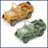 1/48 US Willys Jeep Assemble Model WWII GP Military Vehicle Model Puzzle Model