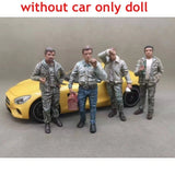 1/18 AD Auto Mechanic in A Gray Shirt Handmade Miniature Resin Model Car Scene Model