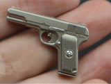 1/6 Scale Silver Gun Weapon Model 12" Male Action Figure Soldier  Plastic Model