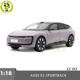 1/18 Audi E5 Sportback With Lights Purple Diecast Model Car Gifts For Friends Model