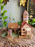 Vintage Faller 1712 HO Scale Restaurant Hotel Tower Kit Made in West Germany Model