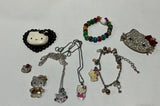 Lot of Hello Kitty Necklaces, Bracelets and Charms. Charms