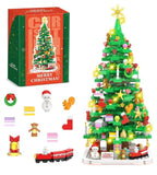 1102pcs Christmas Tree Building Blocks Kit with LIGHTS! Family FuN Gift New Model