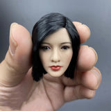 1/6 Asian Star Short Hair Head Sculpt Model 12in Action Figures Model