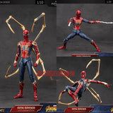 ZD Marvel Iron Spider-Man Iron Spider Action Figure Toy Collection Gift 7in New Model