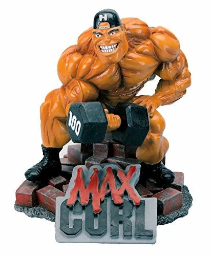 New MAX Curl Xtreme Figurine Bodybuilding Weightlifting Collectible Statue Model