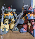 GUNDAM Dwadge & Custom MG 1:100 Partial Painted Top Coating Built SET Model Kit Model