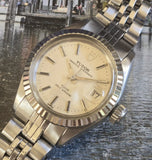 1997 Vintage Tudor Princess Oysterdate 92413 25mm Automatic By Rolex Gold Bezel Model