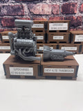 3D Printed CHEVY BLOWN BIG BLOCK with 4L75E-R Trans 1/24th - 1/10th MADE IN USA Model