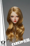 KID KING KKP005 C 1/6 CARLIN Head carving model for 12 Female Dolls Model