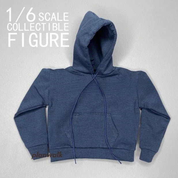 Custom Oversize Hoodie Model For 12" Action Figure Male Clothes 1/6 Scale Model