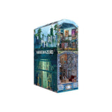 DIY 3D Book Nook Kit: Haven Zero 448pcs LIGHTS UP FOR A MAGIC BOOKSHELF EFFECT! Model
