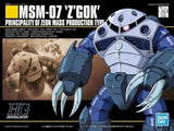 1/144 HGUC MSM-07 Mass Production Type Z'Gok "Mobile Suit Gundam" Model