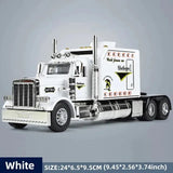 1:24 Scale Peterbilt 389 Heavy Truck Tractor Toy Model Alloy Diecast Model