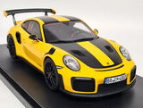 GTSpirit 1/18 Porsche 911 992.1 GT2 RS Ring Record Yellow Resin Scale Model Car Model