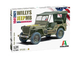 Italeri 3635 1/24 Scale Model Kit WWII U.S Army Willys Jeep MB 80th Anniversary Model