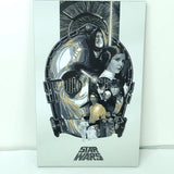 C3PO Head Original Star Wars Wall Photo Art Board Print 11.75in x 7.25in Model