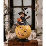 Bethany Lowe Halloween Hattie Witch on Moon TD5131 Free Shipping Model