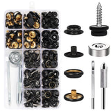 173 PCS Canvas Snap Kit 2 Types Marine Grade 3/8" Socket Boat Snaps Buttons w... Model