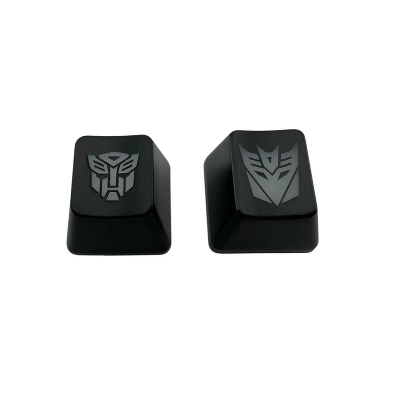 Transformers Autobot & Decepticon Logo Black Backlit ABS Keycaps Model