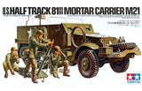 Tamiya 35083 1/35 Model Kit WWII U.S. M21 81mm Mortar Motor Carriage Half-Track Model
