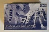Bandai RX-78-3 G-3 Gundam RG 1:144 Unassembled Model Kit Model