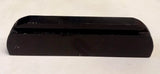 Little Black Wall Shelf Painted Wood Figurine Display 10" Plate ridge Home Decor Model