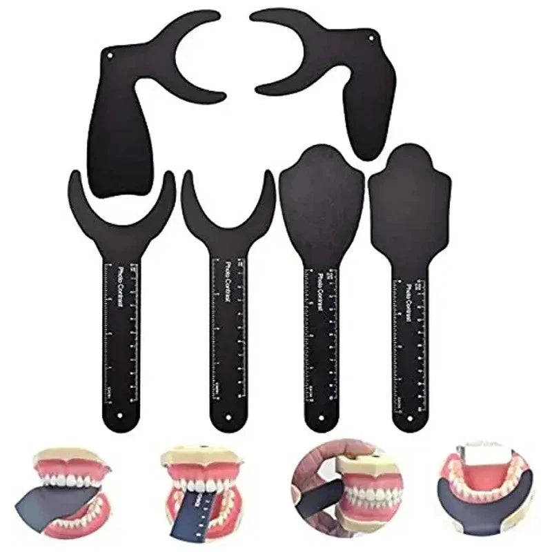 Dental Photo Contrast Black Background Board Autoclavable Intraoral Photographic Model