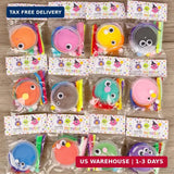 12 Pack Halloween Crafts, Make Your Own Monster Air Dry Clay Kit Model