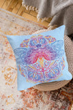 DIY Counted Cross Stitch Pillow Kit "Summer road" Model