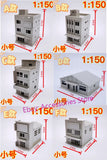 DIY Model 1/150 N Scale Buildings Train Railway Layout Modern  House Hut Scene Model