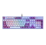 ABKO AN08 LILAC Gasket Ice Cube Kailh Optical Axis Gaming Keyboard 104KEY Model