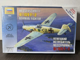 ZVEZDA MESSERSCHMITT Bf 109 F-2 SNAP FIT KIT  1:72 kit 7302, factory sealed Model