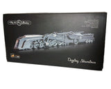 Stainless Steel Model Dazzling Steamliner Vintage Train Metal Time for Machine Model