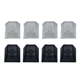 4Pcs Blank Crystal Transparent Keycap PC Profile Keycap Replacement Part Model