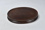 Vintage OVAL WOODEN RISER STAND DISPLAY for VASES FIGURINES PLUS #09169 Model