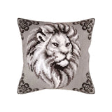 CDA stamped cross stitch kit cushion "Ornament", 40x40cm, DIY Model