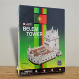CubicFun Belem Tower Lisbon Portugal 3D Puzzle Architecture Model Kit 46 Pcs NEW Model
