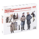 ICM 48086 model kit 1:48 WWII Luftwaffe pilots and ground personnel (5 figures) Model