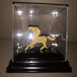 Feng Shui Velvet Shakin Flying Horse with Case and Gift Box Model