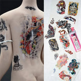 1/6 Scale Mini Tattoo Sticker Water Sticker Model For 12'' Action Figure Body #D Model