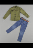 1/6 Scale Male Shirt & Jeans Model for 12" Figure Model