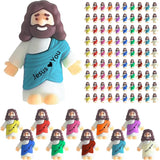 Dileed 100 PCS Little Jesus Figures, Mini Jesus Figurines Bulk, Tiny Jesus Love Model