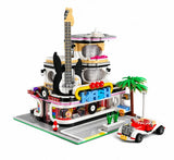 Music Store & Car Wash Street View Building Set | General Jim's Toys & Bricks | Model