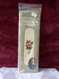 VTG 1982 NEW Fond Memories Door Shield Counted Cross Stitch Rose Model
