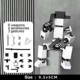 3d Printed Robot Toy Articulated Movable Action Figure Shapeshift dummy toys Kit Model